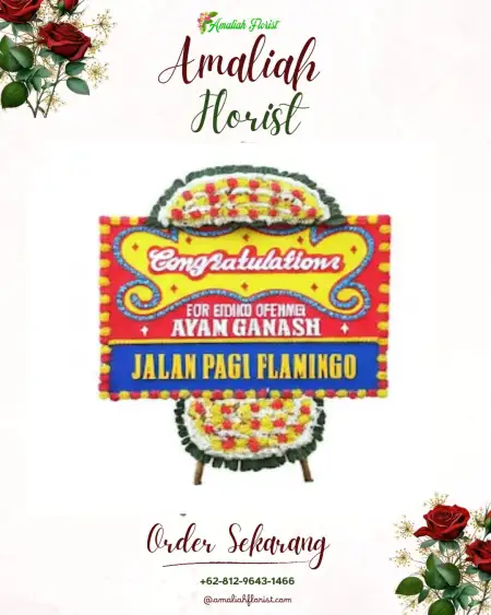 Sewa Papan Bunga Raya Kahean