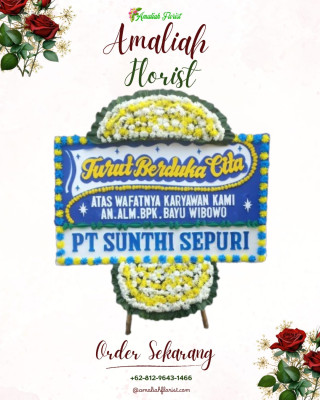 Papan Bunga Duka di Raya Kahean